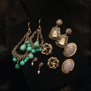 5 pair of Siver 925 earrings